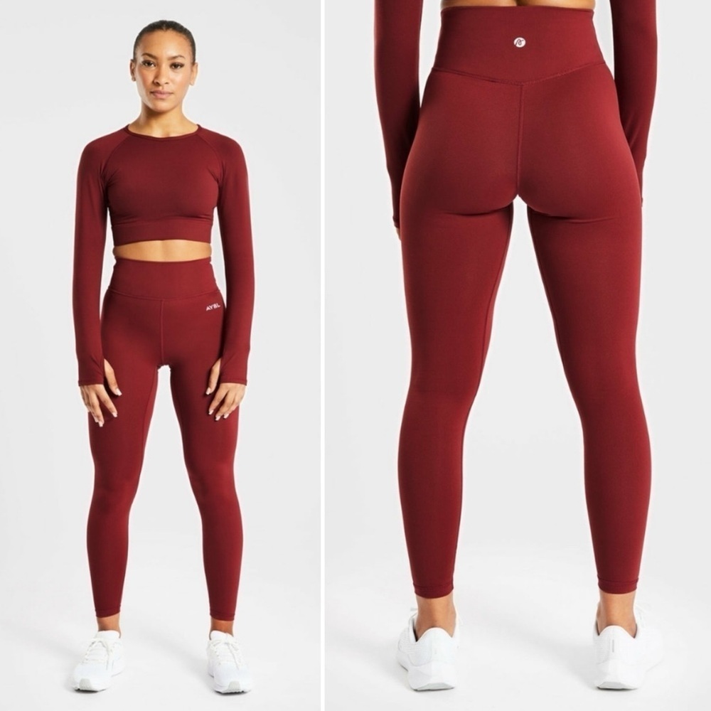 AYBL Core Leggings in Mauve Wine Size S